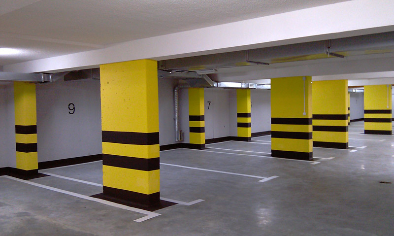 Oznakowanie parkingów, malowanie parkingów